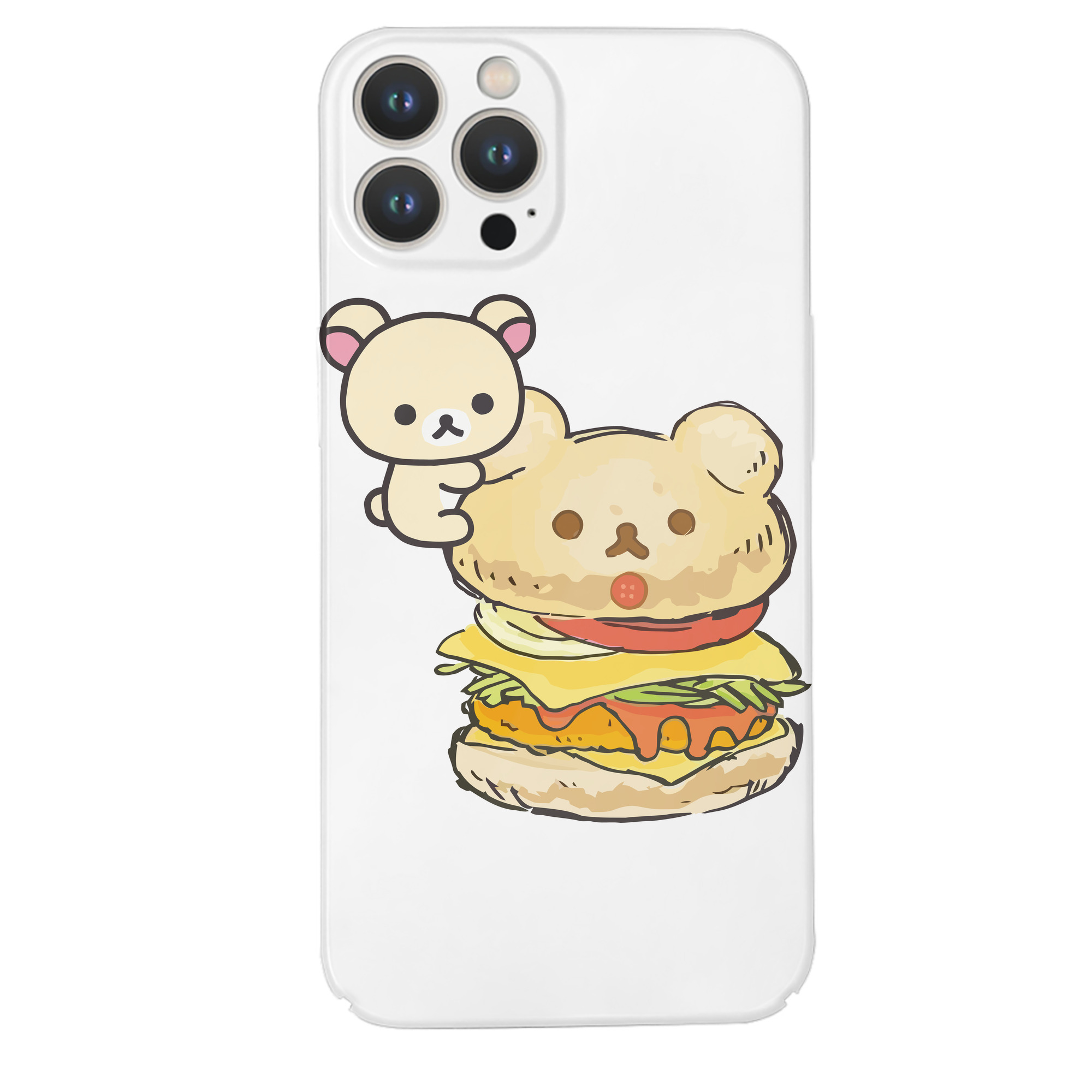 （画像用） リラックマ リラックマ キイロイトリ Rilakkuma Korilakkuma Kiiroitori 【iPhone 14シリーズ対応】ハードケース